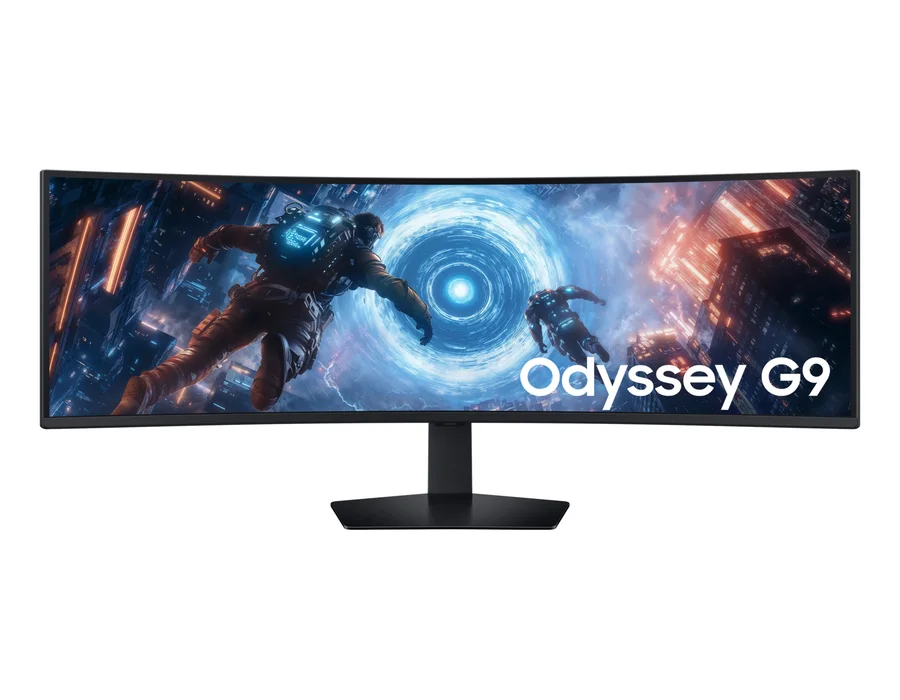 Samsung 1.24 m (49) Odyssey G9 DQHD Gaming Monitor with 144 Hz refresh rate – Black – LS49FG910EWXXL