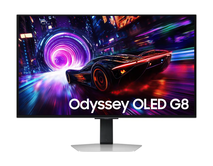 Samsung 80 cm (32) Odyssey OLED G8 4K Gaming Monitor with 240 Hz refresh rate – Silver – LS32FG810SWXXL