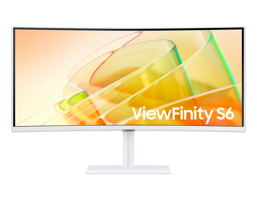 Samsung 86 cm (34) 2K Ultra WQHD ViewFinity S6 Monitor with Thunderbolt 4, HDR10 and speakers – White – LS34C650TAWXXL