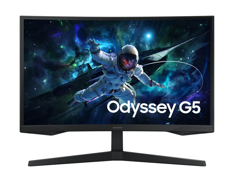 Samsung 68.5 cm (27) Odyssey G5 QHD Curved Gaming Monitor with 165Hz refresh rate – Black – LS27CG550EWXXL