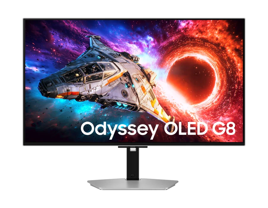 Samsung 80 cm (32) Odyssey OLED G8 G80SH 4K 240Hz Gaming Monitor – Silver – LS32HG800SWXXL