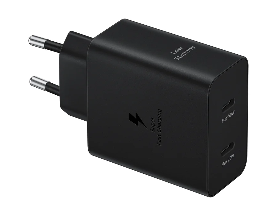 Samsung 50W Power Adapter Duo – Black – EP-T5020XBEGIN