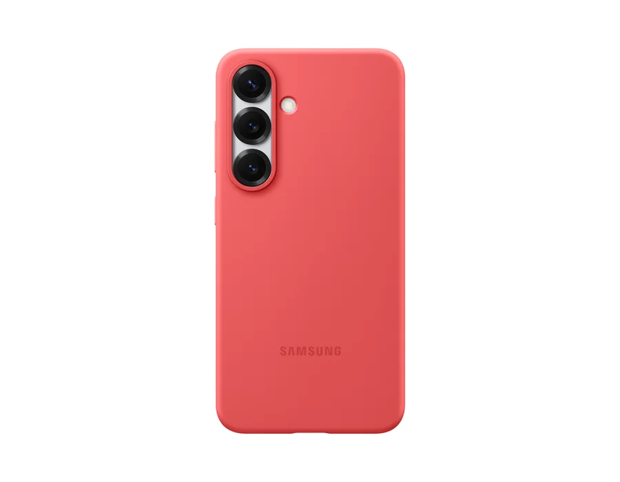 Samsung Galaxy S25 Silicone Case – Red – EF-PS931CREGIN