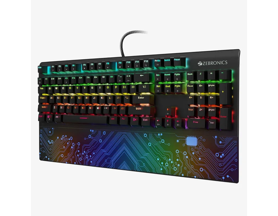 Zebronics Max Chroma Wired Gaming Keyboard (Mechanical)