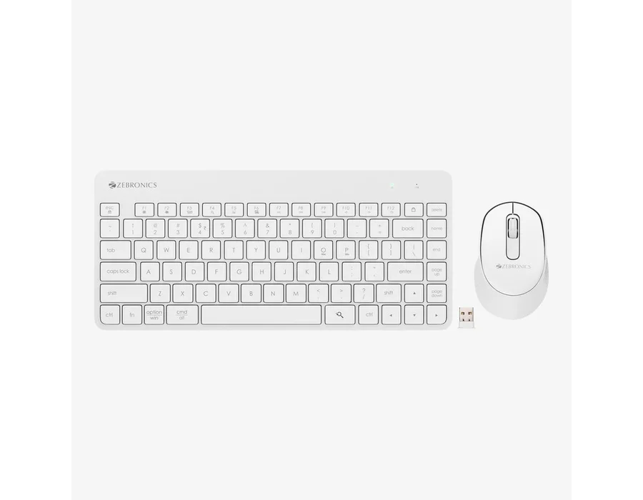 Zebronics Companion 201 Wireless Combo — White