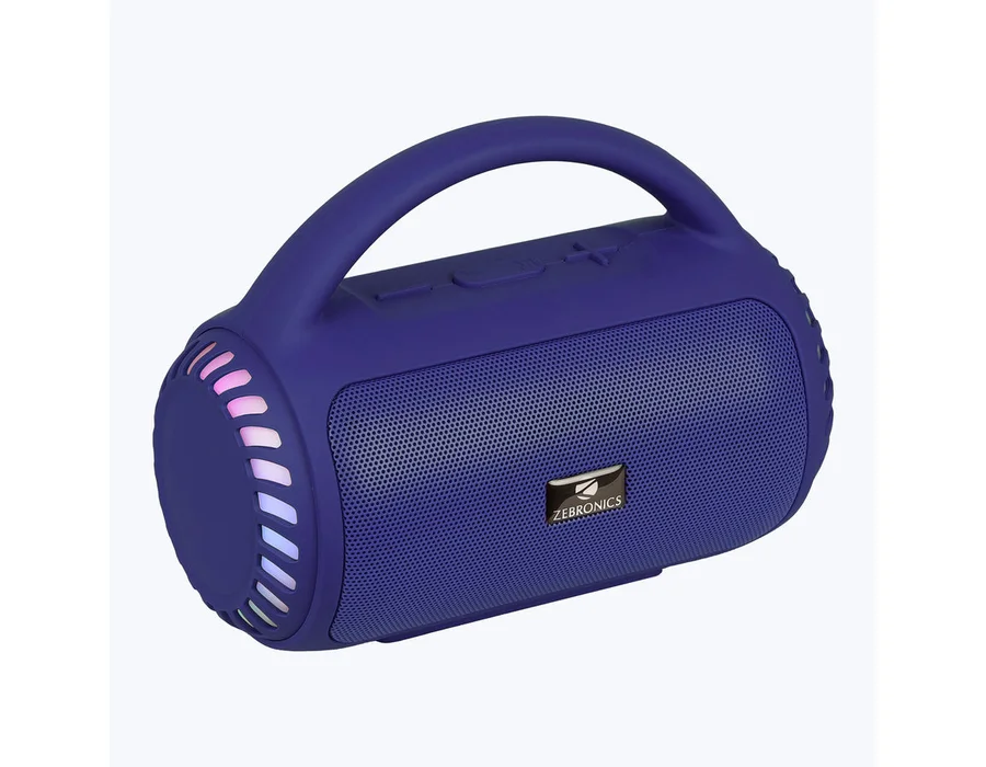 Zebronics County 5 Plus 8W Portable BT Speaker — Blue