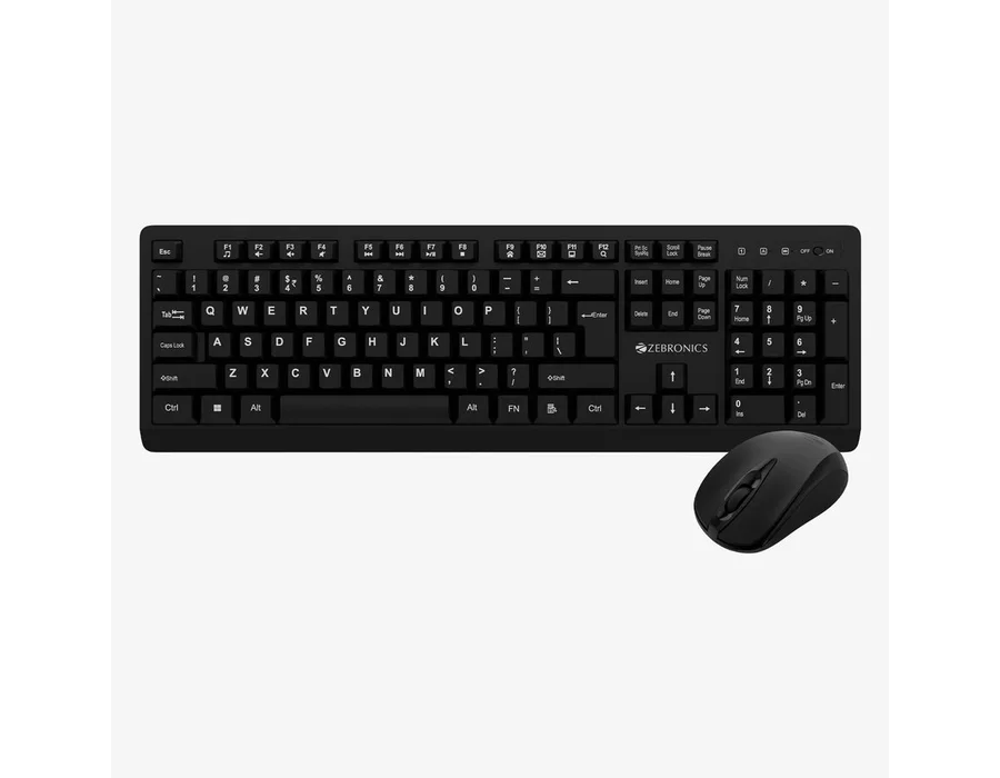 Zebronics Companion 116 Wireless Combo — Black